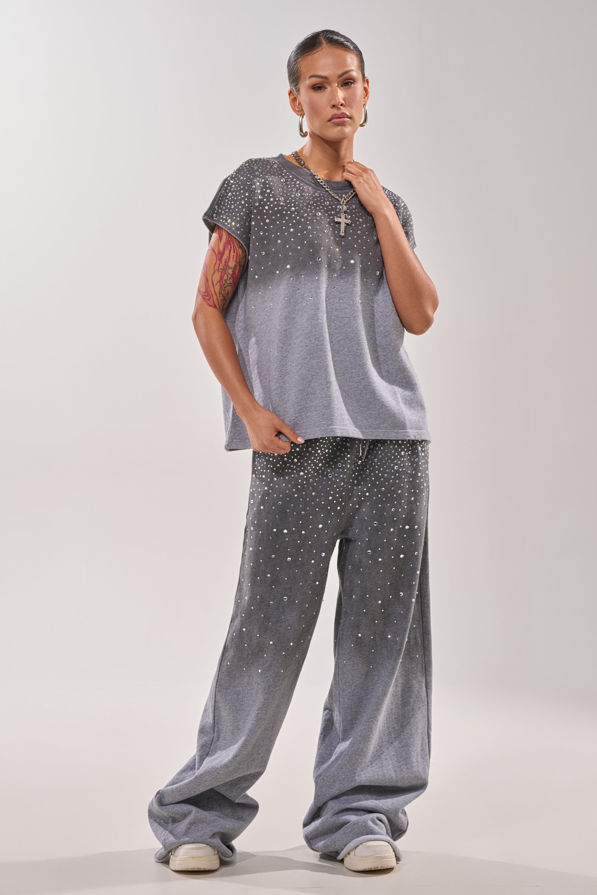 NIGHT SKY RHINESTONE JOGGER