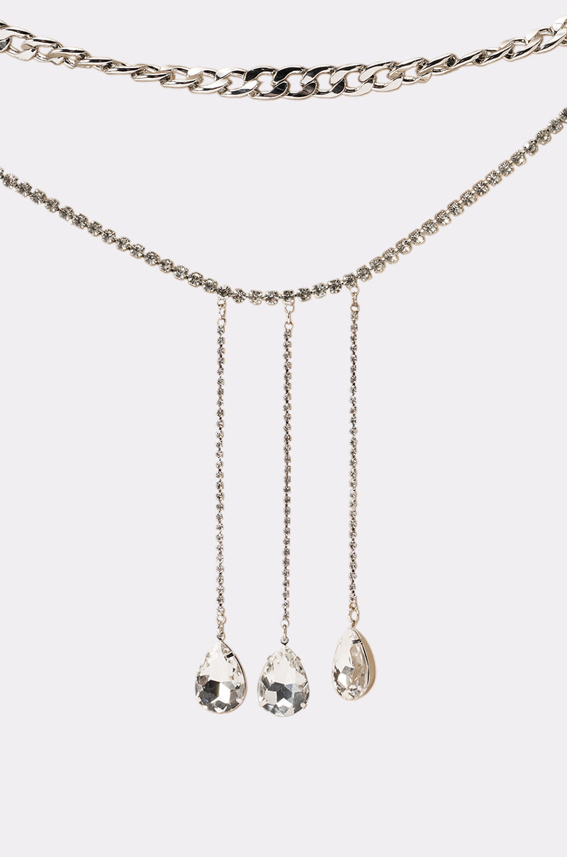 SILVER DRIP BODYCHAIN