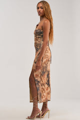 CALL ME ICONIC BEADED MIDI DRESS