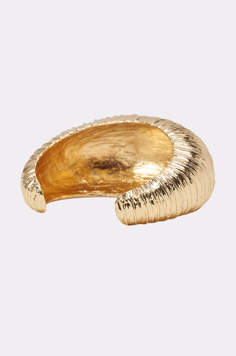 LOUDER NOW OVERSIZED BANGLE IN GOLD