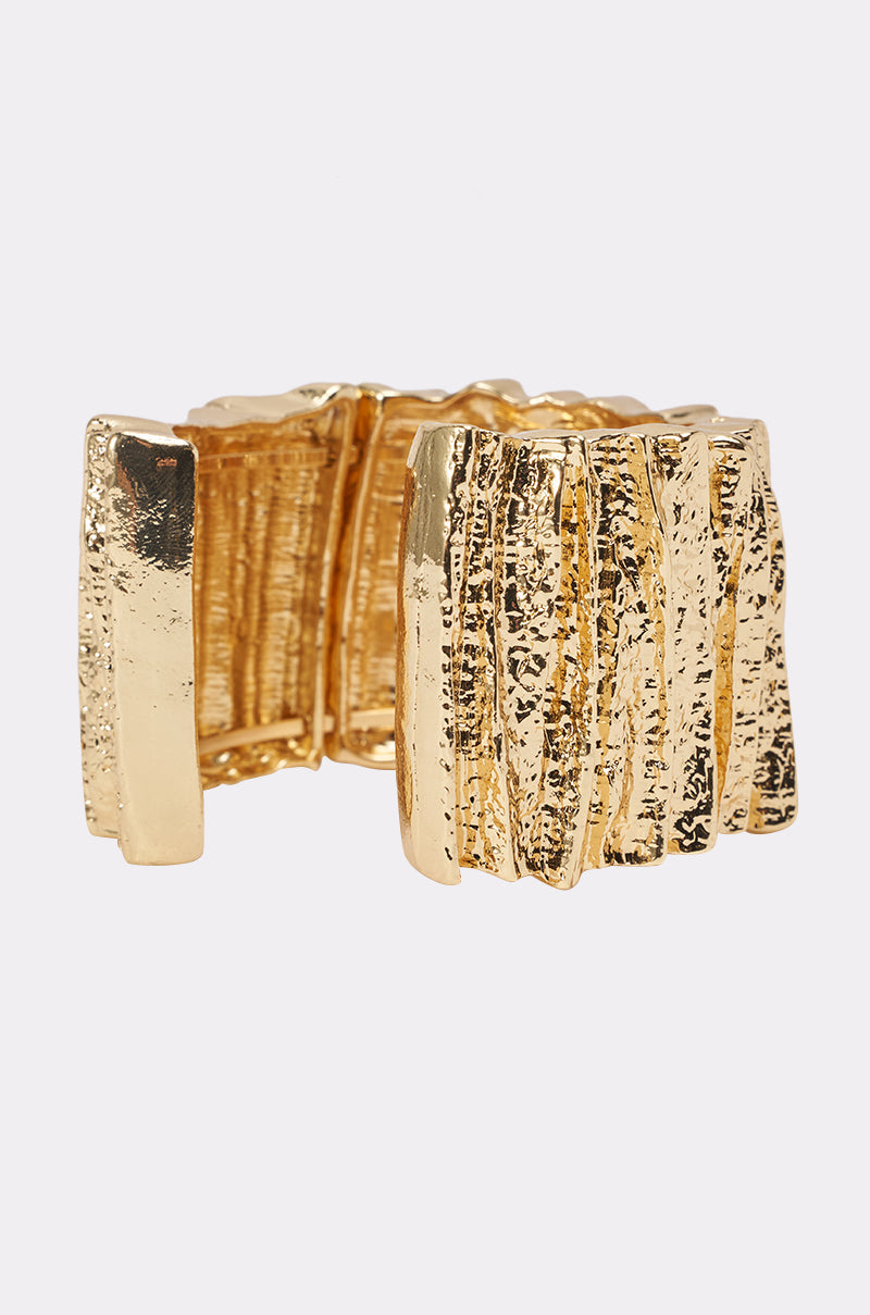 STONE COLD BANGLE IN GOLD