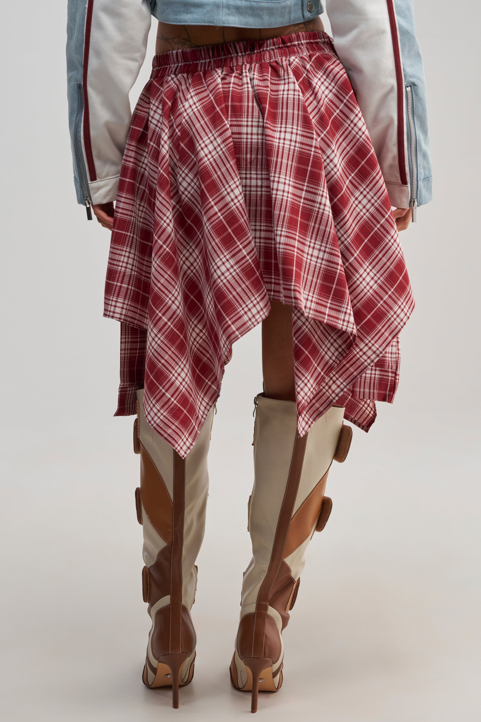 TIME FOR SOME FUN PLAID MINI SKIRT