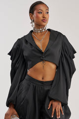 DRIP DRIP BLAZER IN BLACK