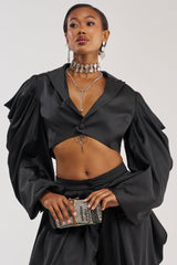 DRIP DRIP BLAZER IN BLACK
