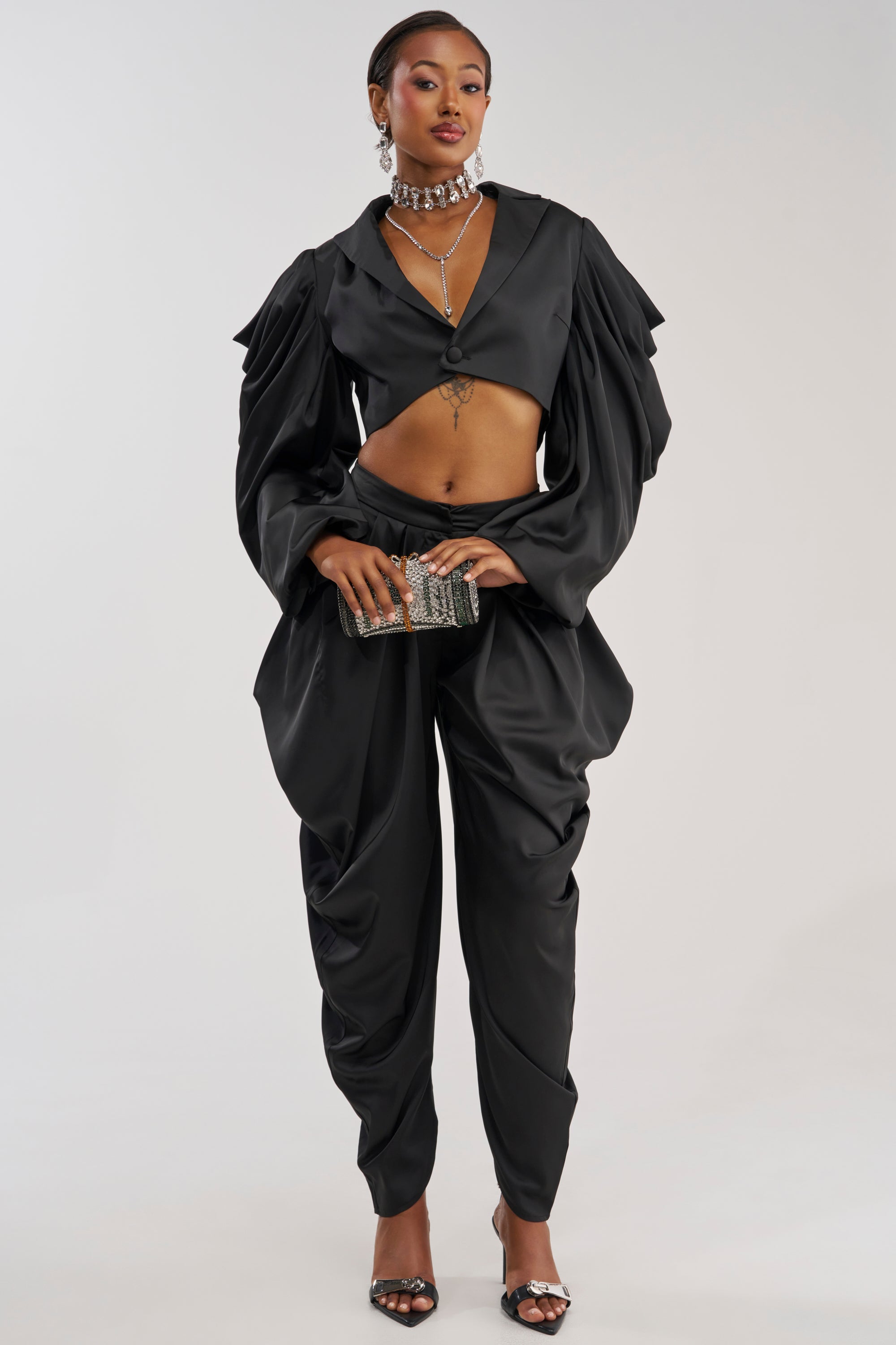 DRIP DRIP BLAZER IN BLACK