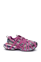 AZALEA WANG SELIE PURPLE LACE UP SNEAKER