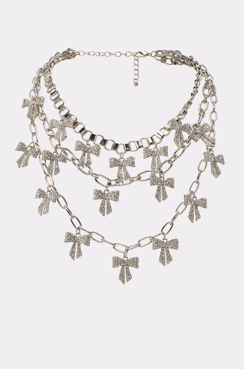 TIED IN A BOW NECKLACE