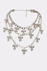 TIED IN A BOW NECKLACE