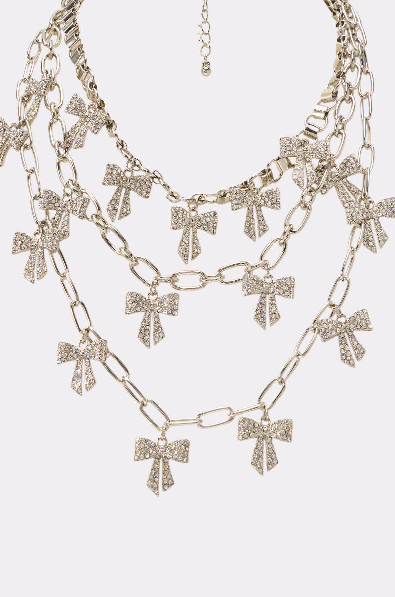 TIED IN A BOW NECKLACE