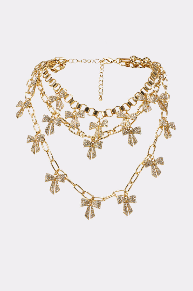 TIED IN A BOW NECKLACE