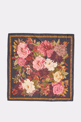 DARK FLORAL SCARF