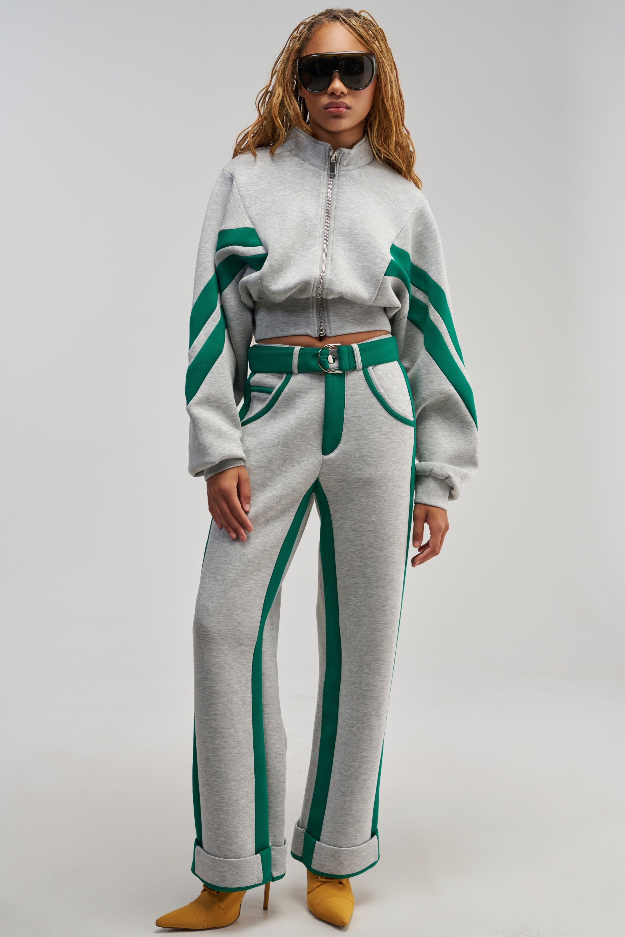 SPORT MODE SCUBA BOMBER IN GREY