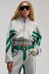 SPORT MODE SCUBA BOMBER IN GREY