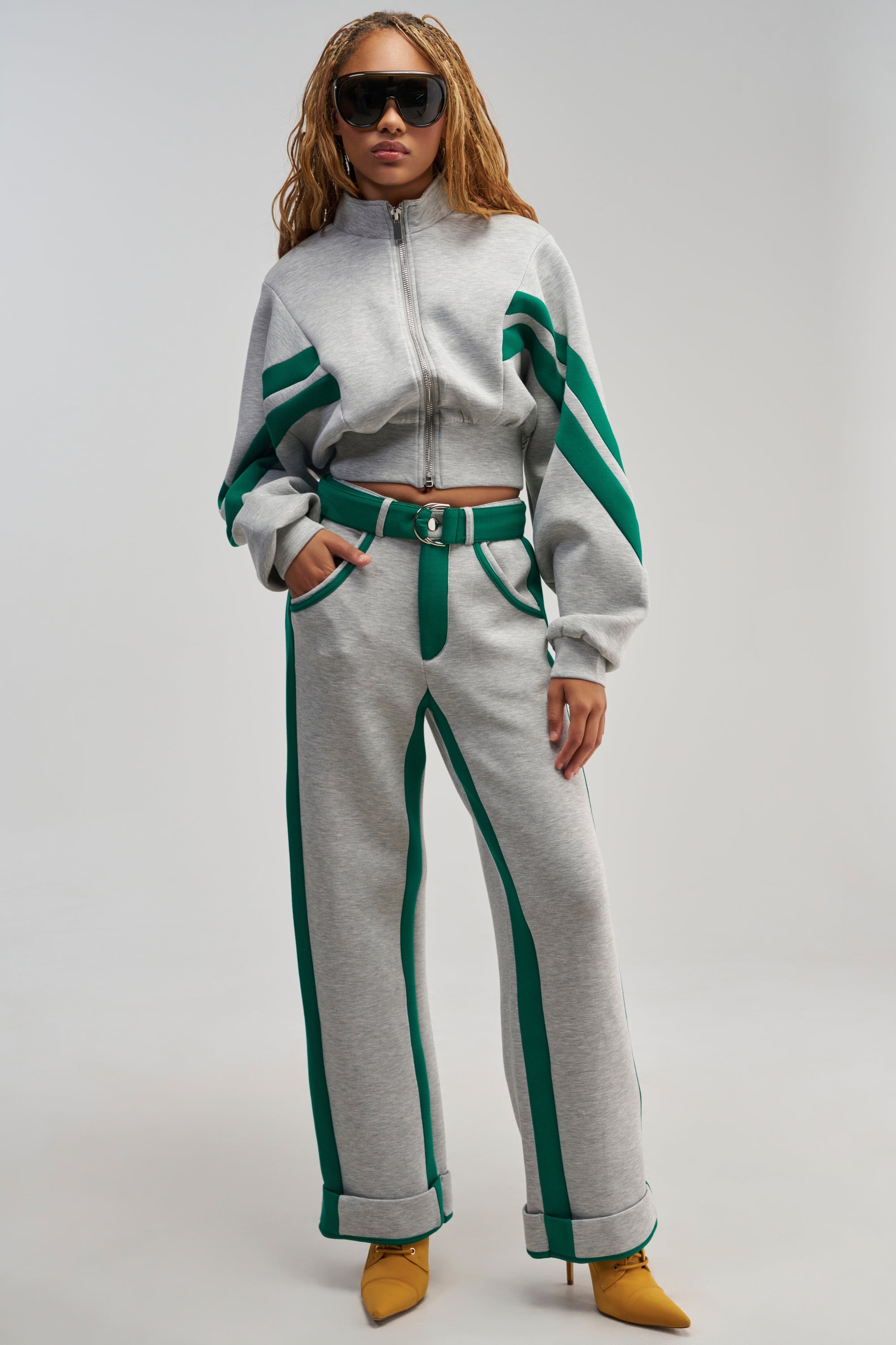 SPORT MODE SCUBA BOMBER IN GREY