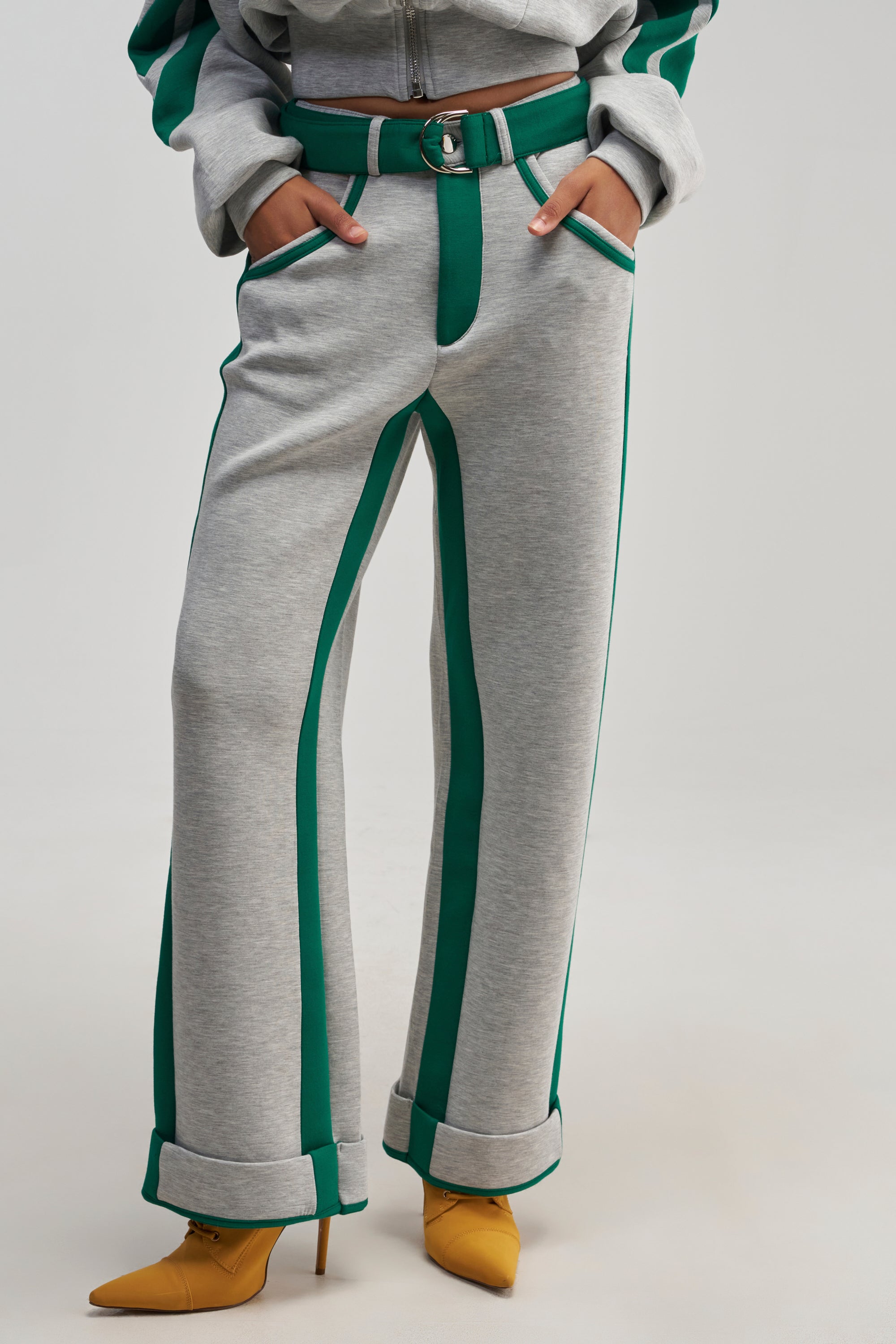 SPORT MODE SCUBA PANT IN GREY