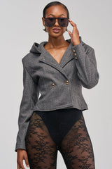 SIREN HOODED BLAZER