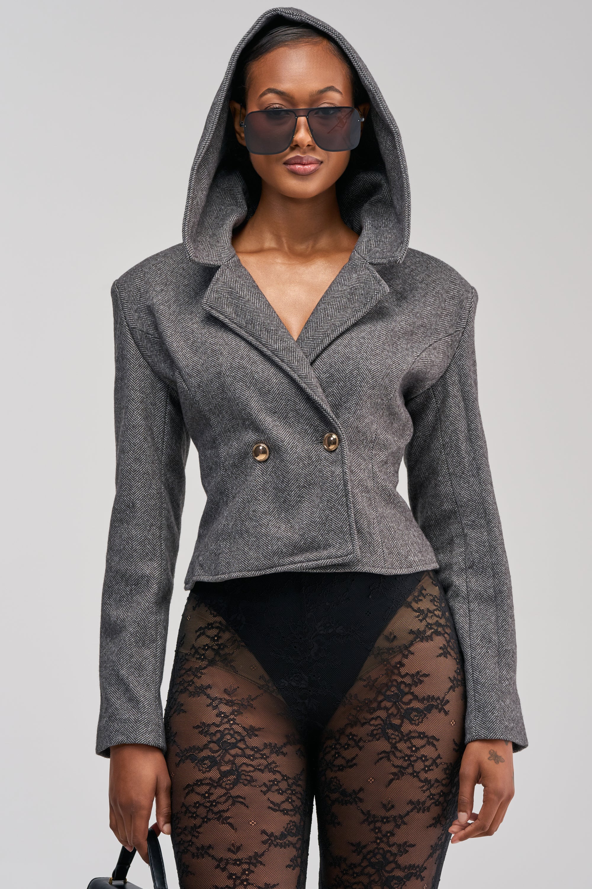 SIREN HOODED BLAZER