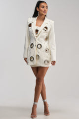 SHOW STOPPER BLAZER IN WHITE