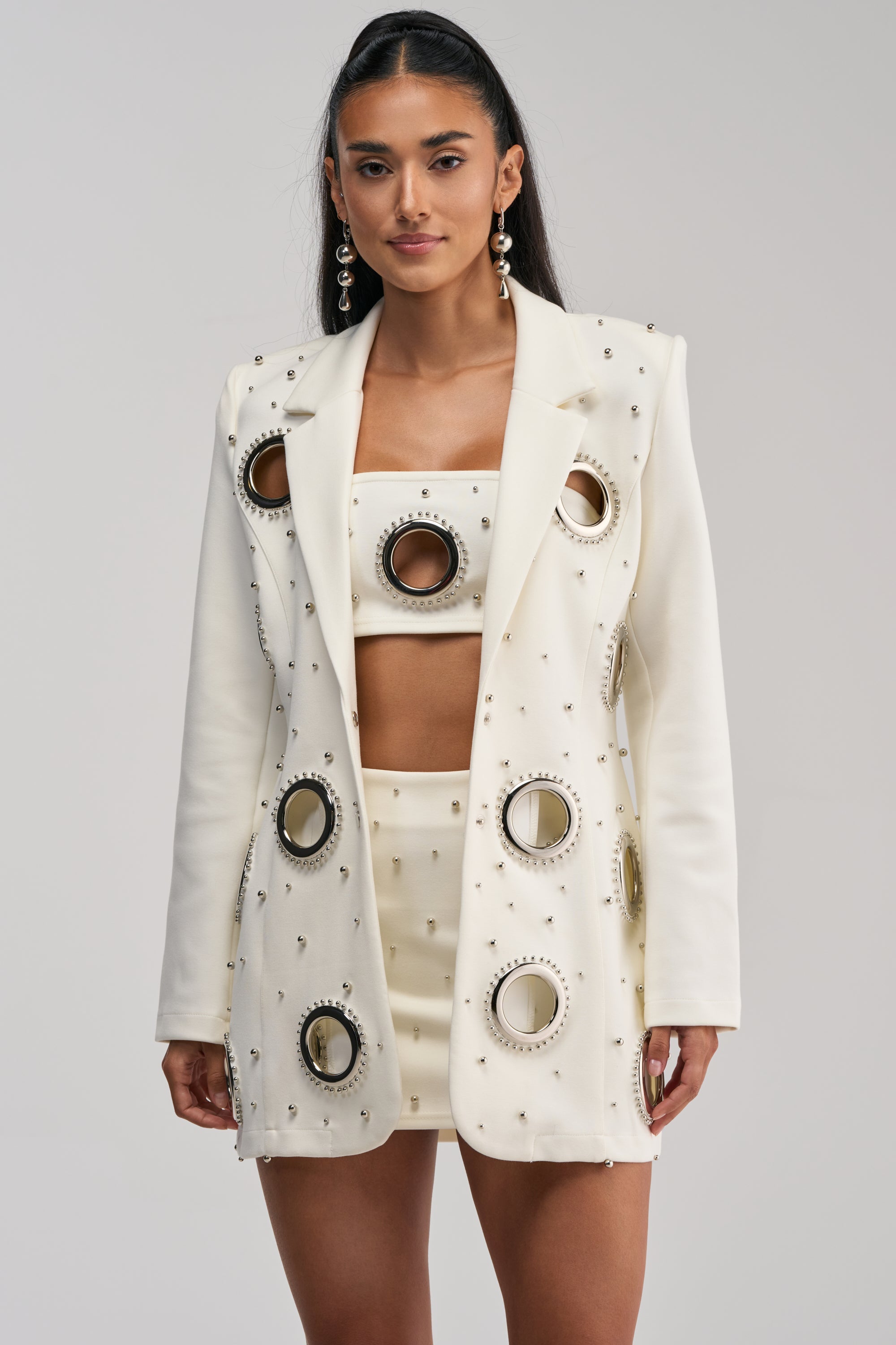 SHOW STOPPER BLAZER IN WHITE
