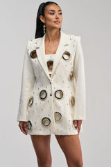 SHOW STOPPER BLAZER IN WHITE