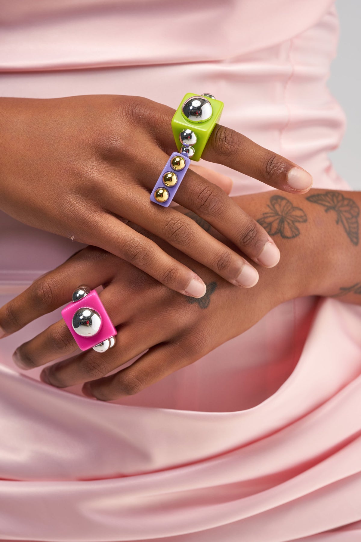 SPACE CANDY RING SET