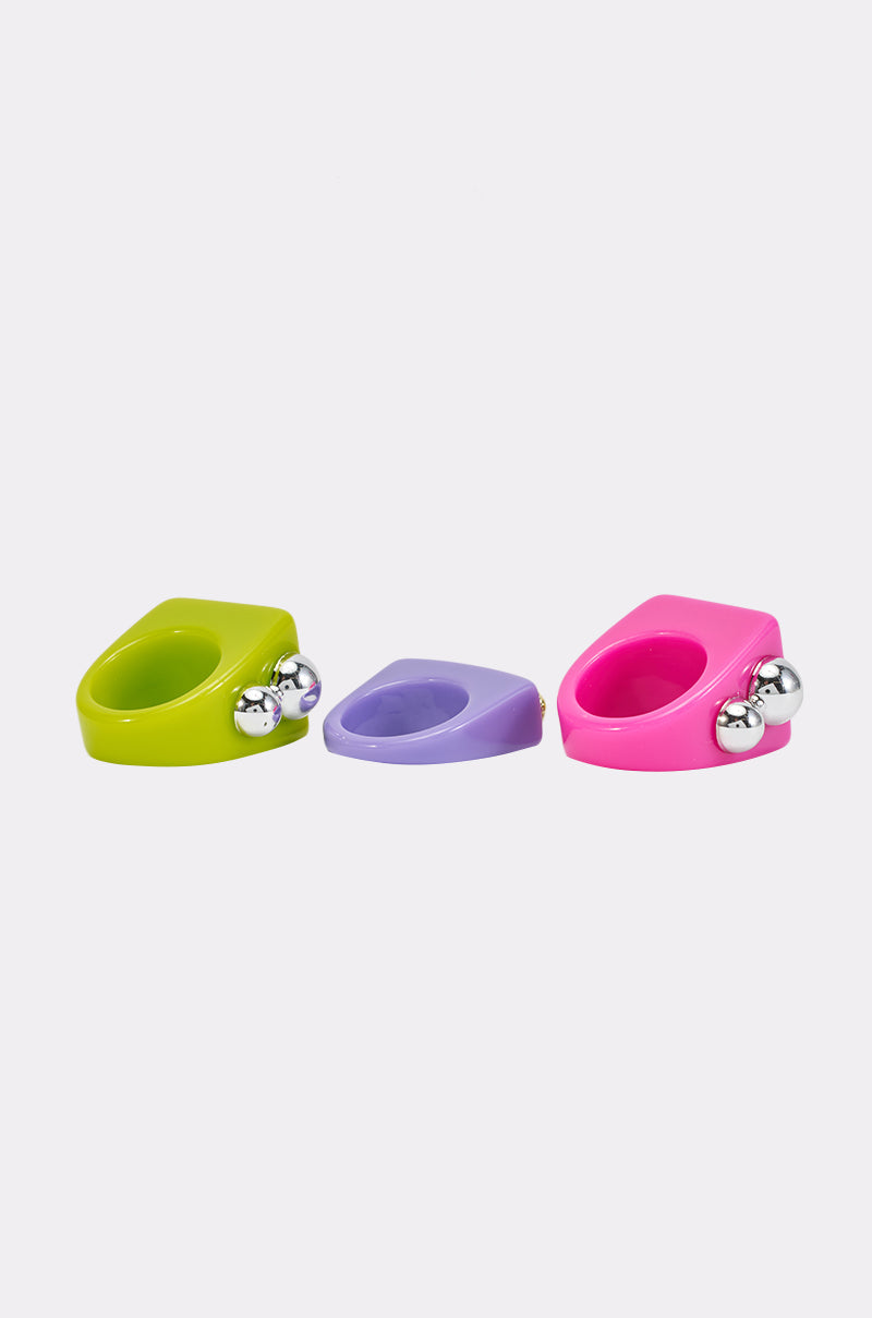 SPACE CANDY RING SET
