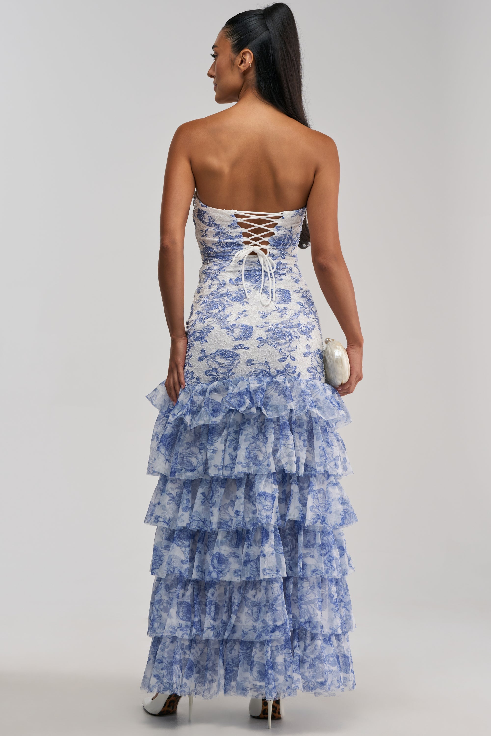SWEET ESCAPE SEQUIN PATTERNED MAXI DRESS