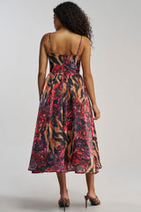 FEELING FLORAL MAXI DRESS IN TIGER MULTI