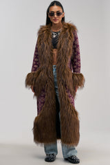MAIN CHARACTER FUR TRIM CARDIGAN