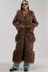 MAIN CHARACTER FUR TRIM CARDIGAN