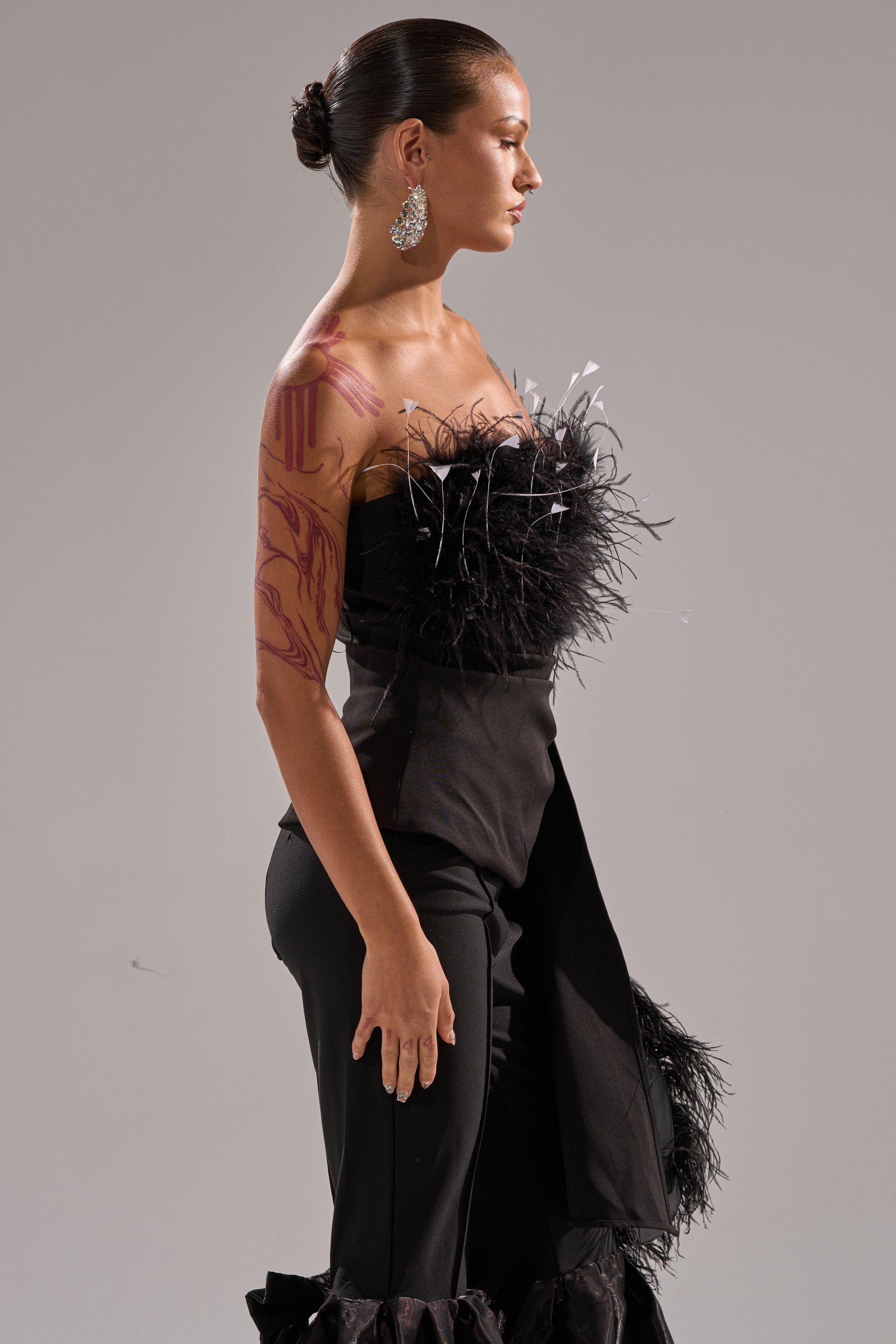 CLARA FEATHER CORSET