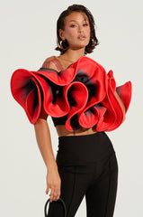 PRETTY GIRL ROSE TOP