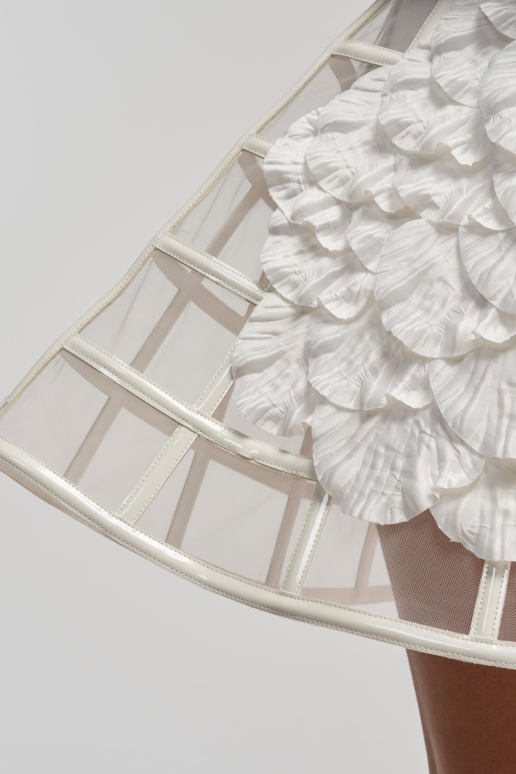 FULL BLOOM CAGE DRESS IN WHITE