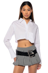 YOURS TRULY MICRO MINI SKORT