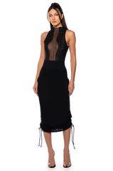 FOLLOW ME ADJUSTABLE DOUBLE MESH CARGO SKIRT