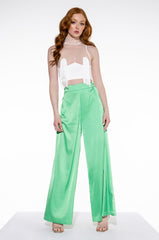 FREE THE TASSEL CROPPED MOCK NECK TANK