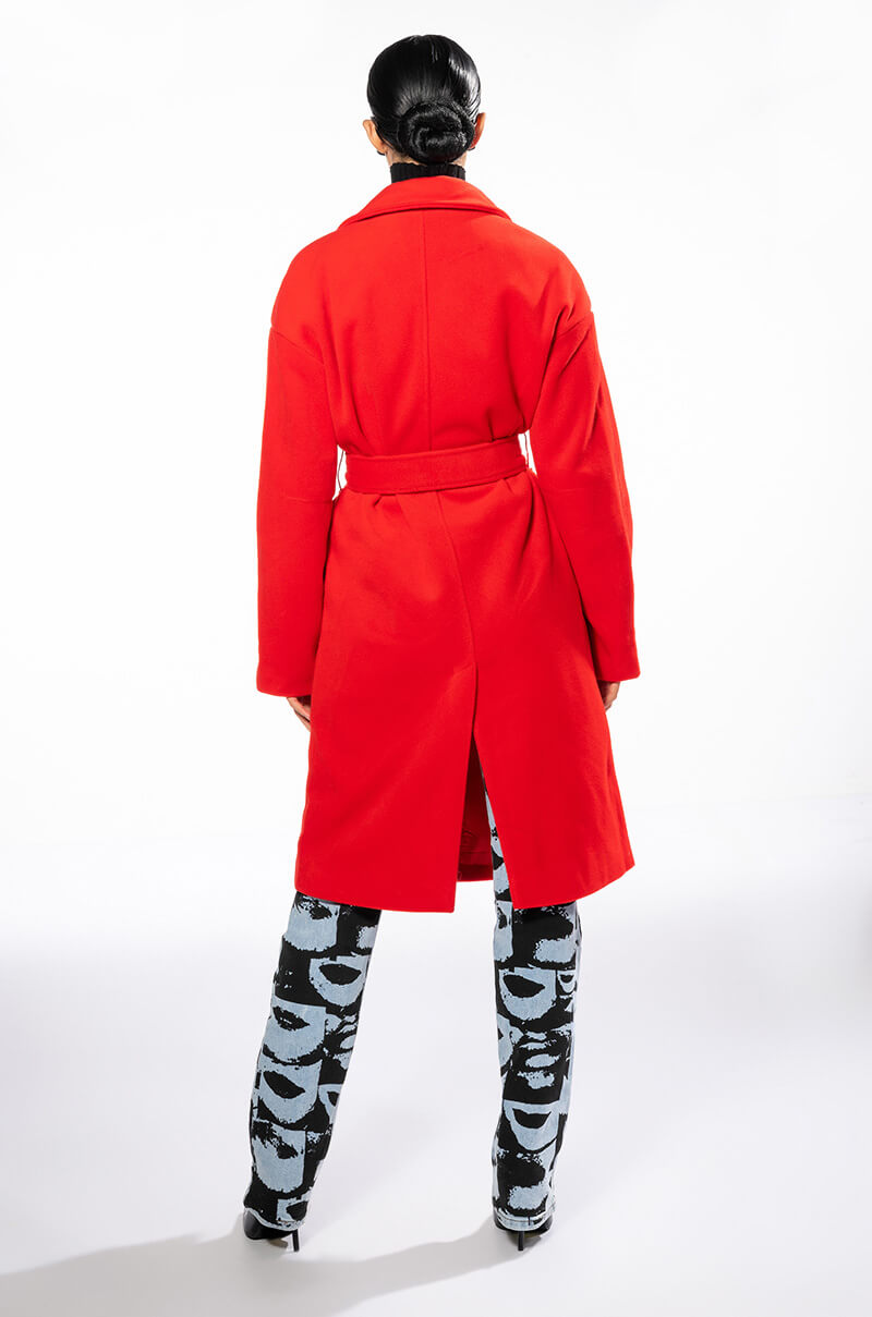 SAINT REGIS WOOL LIKE TRENCH COAT