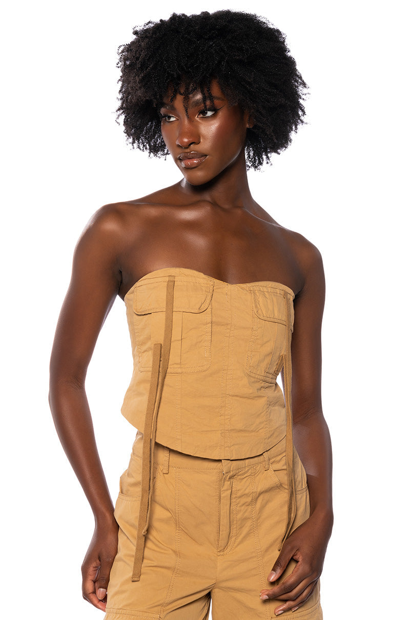 MINDING MINE CARGO CORSET