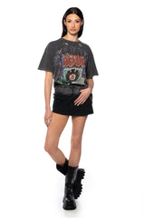 NOTICE ME DENIM MINI SKIRT