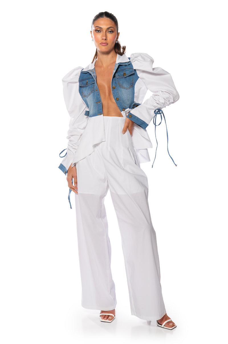 THAT GIRL STRAIGHT LEG CORSET PANT