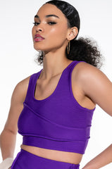 THEIA CROP BANDAGE TANK