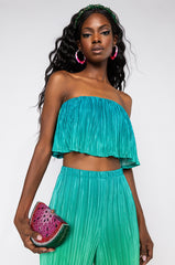TOO GOOD FOR YOU FLOWY TUBE TOP