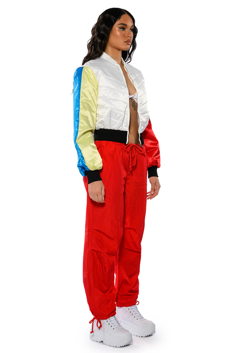 TOO LEGIT WIDE LEG CARGO PANTS